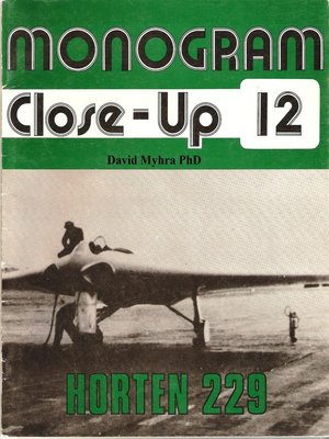 cover image of Horten 229-A Monogram Close-up
